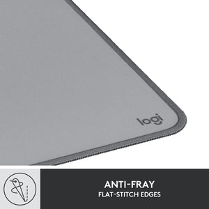 Desk Mat - Studio Series, Multifunctional Large Desk Pad, Extended Mouse Mat, Office Desk Protector with Anti-Slip Base, Spill-Resistant Durable Design, in Mid-Grey