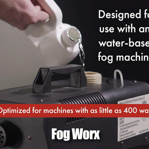 Fogworx Fog Juice - 1 Half Gallon of Premium Fog Fluid (64Oz) - Medium Density, High Output, Long Lasting Fog Machine Fluid