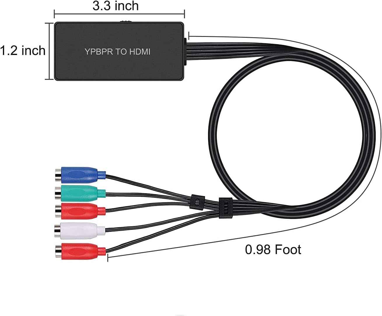 RCA Male to HDMI Female Converter