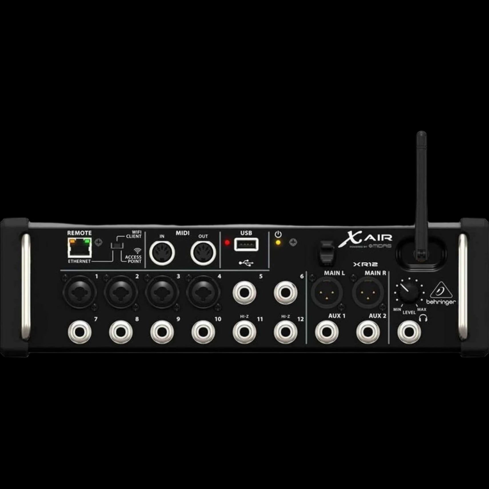 X Air XR12 12-Input Digital Mixer with 4 Programmable MIDAS Preamps for Ipad/Android Tablets