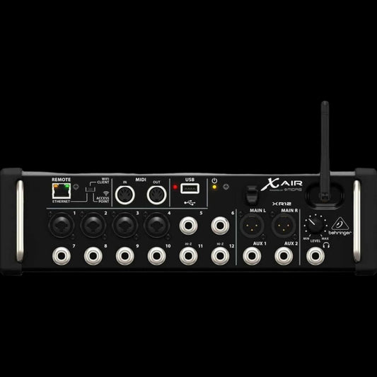 X Air XR12 12-Input Digital Mixer with 4 Programmable MIDAS Preamps for Ipad/Android Tablets