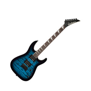 Jackson JS Series Dinky JS20 DKAQ 2PT 6 String Electric Guitar Transparent Blue