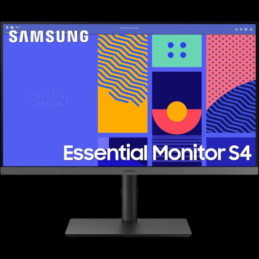 24-Inch S43GC Series Business Essential Computer Monitor, IPS Panel, Height Adjustable Stand, Triple Input, New Displayport, 100Hz, AMD Freesync, Advanced Eye Care LS24C432GANXZA, 2024