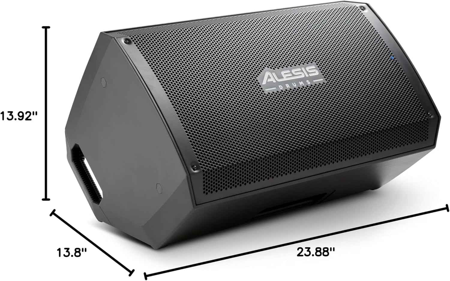 Strike Amp 12 MK2-2500W Drum Amp Speaker for Electric Drum Set with Bluetooth, 12" Woofer, HPF EQ and Ground-Lift Switch