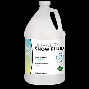 Froggy'S Flakes Snow Machine Fluid, Ultra Dry Indoor Formula Snow Fluid with 30-50 Feet Float/Drop, 1 Gallon