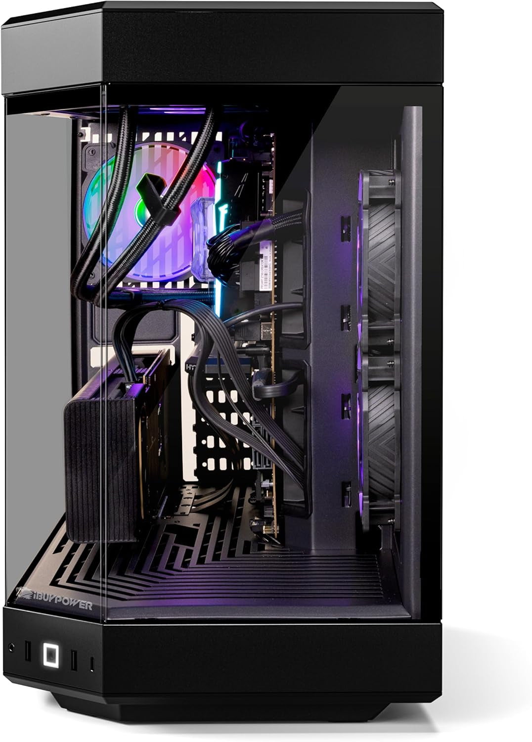 Y60 Black Gaming PC Computer Desktop Y60BA9N47TS03 (AMD Ryzen 9 7900X CPU, NVIDIA Geforce RTX 4070 Ti Super 16GB GPU, 32GB DDR5 RGB 5200Mhz RAM, 2TB Nvme, Wifi Ready, Windows 11 Home)