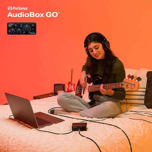 Audiobox GO | USB-C Audio Interface for Music Production with Studio One DAW Recording Software, Music Tutorials, Sound Samples and Virtual Instruments