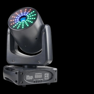 Moving Head Light, 150W RGBW 4In1 LED DJ Stage Lights, Sound Activated for Wedding DJ Party and Live House