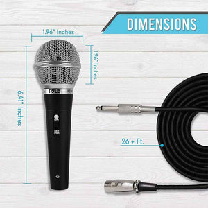 Pyle 3 Pc Cardioid Dynamic Microphone Kit