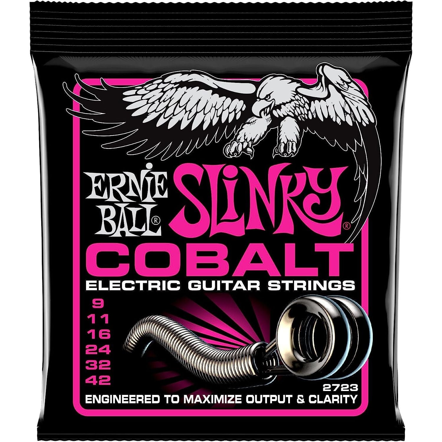 Super Slinky Cobalt Electric Guitar Strings, 9-42 Gauge (P02723)