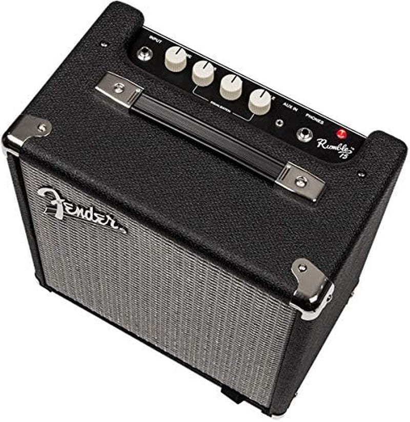 Rumble 15 Bass Combo Amplifier Bundle with Instrument Cable and Austin Bazaar Instructional DVD