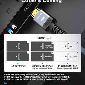 8K HDMI Cable 250FT