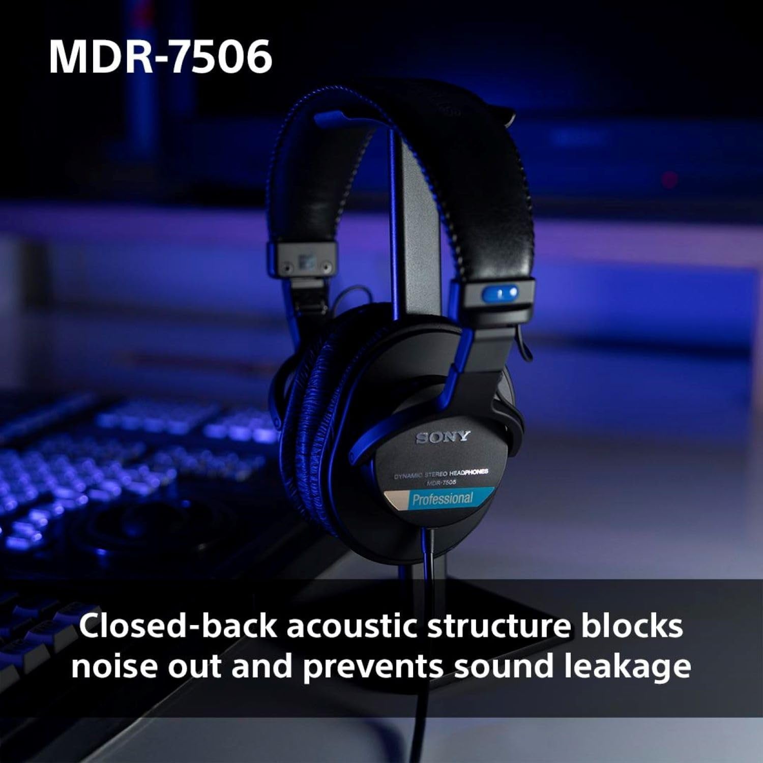 MDR7506 Professional Large Diaphragm Headphone