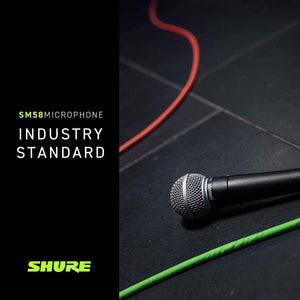 Shure SM58 Pro XLR Dynamic Microphone W/ 25Ft XLR-XLR Cable