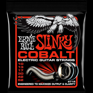 Ernie Ball Skinny Top Heavy Bottom Slinky Cobalt Electric Guitar Strings (10-52 Gauge)