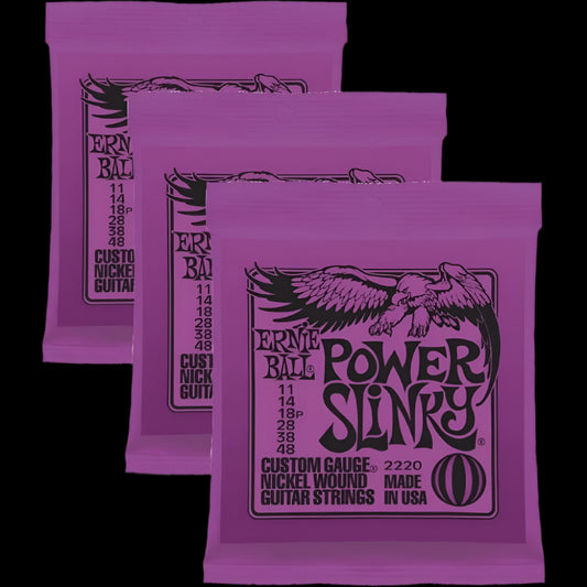 Power Slinky Guitar Strings (Pack of 3) (2220X3)