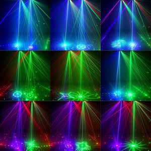 Ultimate DJ Party Lights - 21 Lens RGB UV Disco Strobe with DMX 512 & Remote Control - Perfect for Home Parties, Birthdays & Christmas Celebrations!