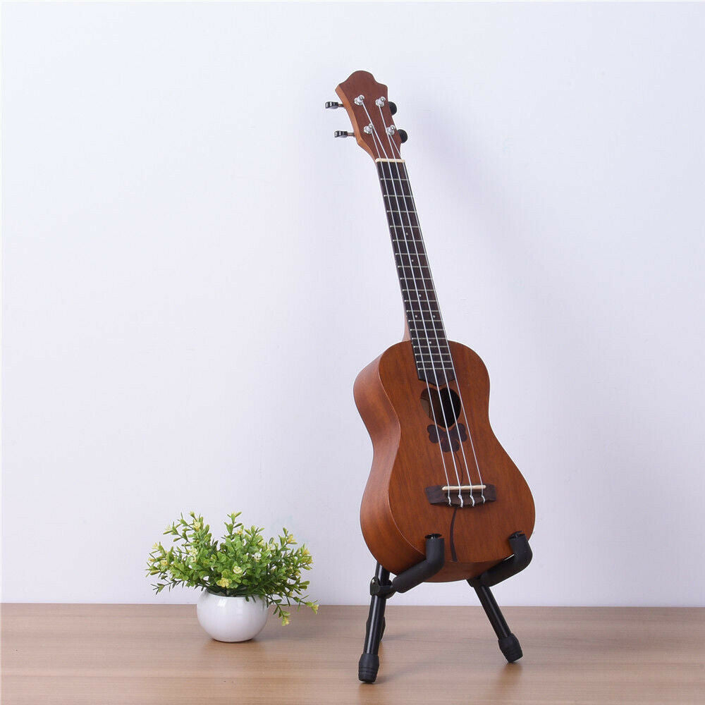 Soporte Para Guitarra Eléctrica Acústica Plegable Marco a Soporte Para Bajo Brazos Acolchados Antideslizante