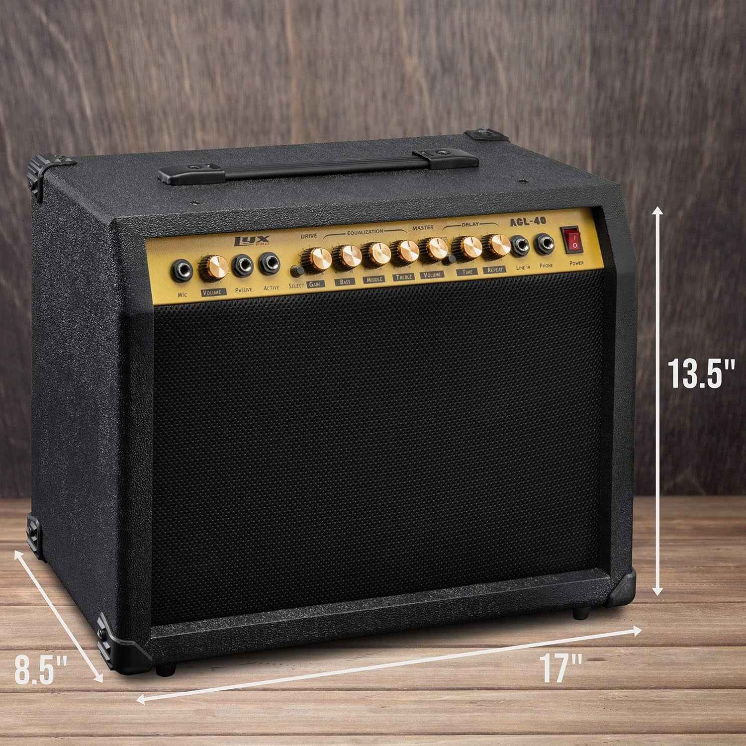 40W Solid State Amplifier 8” 4-Ohm Speaker