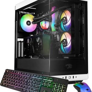 Y60 Black Gaming PC Computer Desktop Y60BA9N47TS03 (AMD Ryzen 9 7900X CPU, NVIDIA Geforce RTX 4070 Ti Super 16GB GPU, 32GB DDR5 RGB 5200Mhz RAM, 2TB Nvme, Wifi Ready, Windows 11 Home)