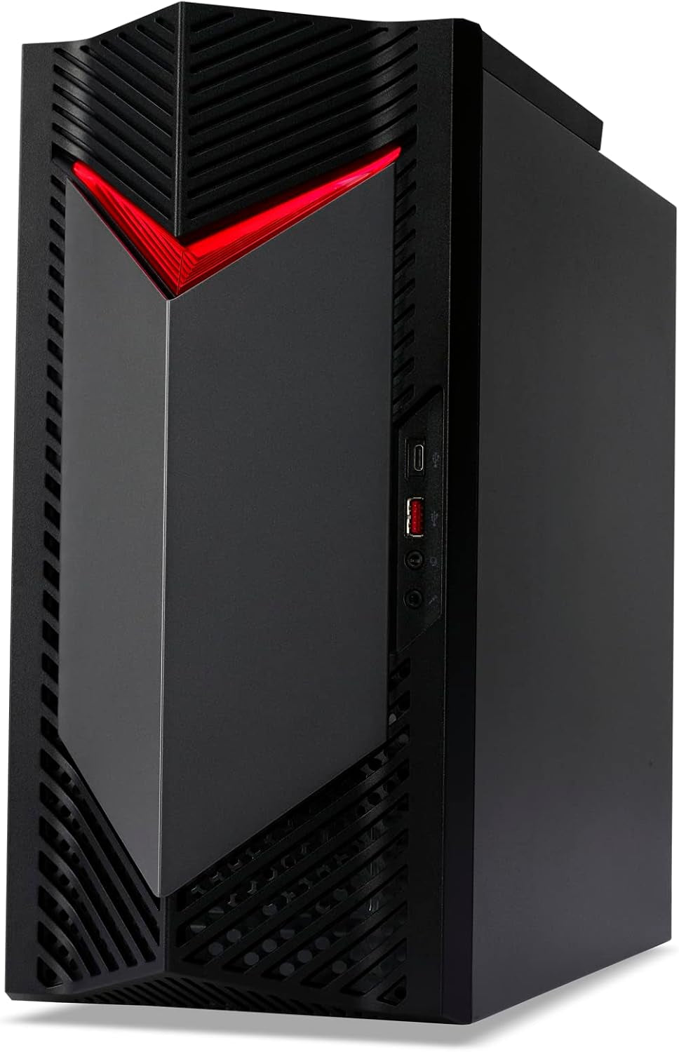 Nitro 50 N50-656-UR12 Gaming Desktop | Intel Core I5-14400F 10-Core Processor | NVIDIA Geforce RTX 3050 | 16GB DDR5 5600Mhz | 1TB Pcie Gen 4 SSD | Intel Wi-Fi 6E AX211 | Windows 11 Home