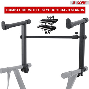 5 Core 2 Tier Keyboard Stand Extension Adapter Adjustable Width 2Nd Tier X-Style