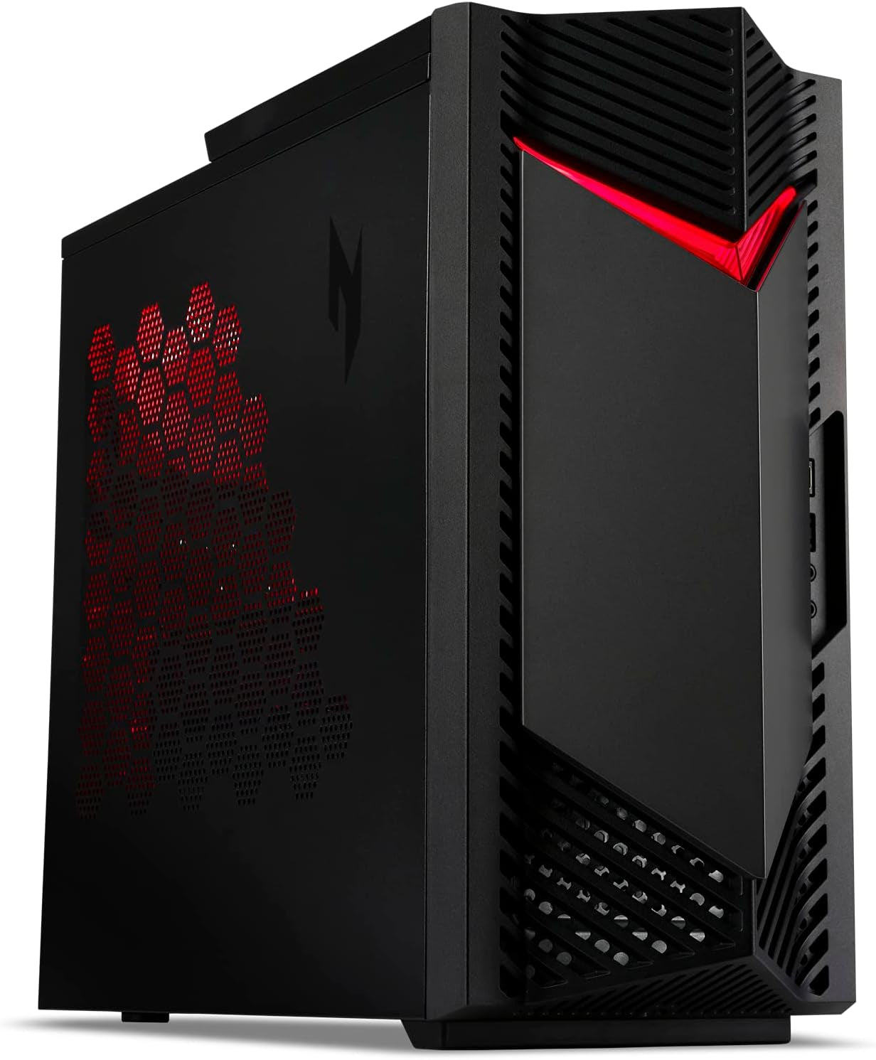 Nitro 50 N50-656-UR12 Gaming Desktop | Intel Core I5-14400F 10-Core Processor | NVIDIA Geforce RTX 3050 | 16GB DDR5 5600Mhz | 1TB Pcie Gen 4 SSD | Intel Wi-Fi 6E AX211 | Windows 11 Home