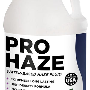 Pro Haze High-Performance Haze Fluid for Hurricane Haze 2 and Other Haze Machines, Water-Based Hazer Fluid, 1 Gallon