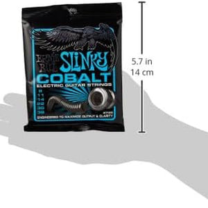 Extra Slinky Cobalt Electric Guitar Strings, 8-38 Gauge (P02725)