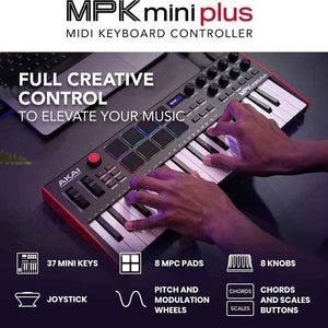 AKAI MPK Mini Plus MIDI Controller 37-Key