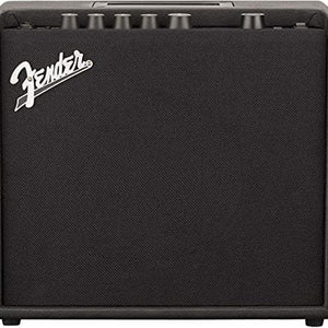 Mustang LT25 Guitar Combo Amplifier Bundle with Cable and Austin Bazaar Exclusive 12-Pack Picks