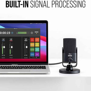 RØDE NT-USB Mini Versatile Studio-Quality Condenser USB Microphone with Free Software for Podcasting, Streaming, Gaming, Music Production, Vocal and Instrument Recording,Black