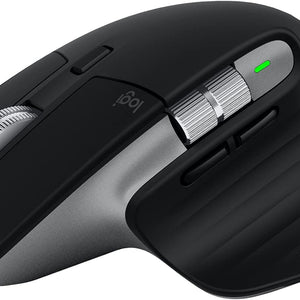 MX Master 3S for Mac - Wireless Bluetooth Mouse with Ultra-Fast Scrolling, Ergo, 8K DPI, Quiet Clicks, Track on Glass, Customization, USB-C, Apple, Ipad - Pale Grey