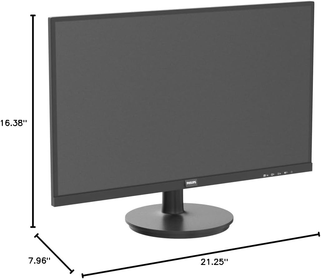 24 Inch Frameless Full HD (1920 X 1080) 100Hz Monitor, VESA, HDMI X1, VGA Port X1, Eye Care, 4 Year Advance Replacement Warranty, 241V8LB