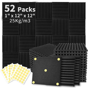 Wedge Style Foam Panels 52 Pack