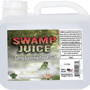 Swamp Juice Bottle, Ridiculously Long-Lasting Fog Fluid with 2-3 Hour Hang Time for Professional and Home Haunters, Theatrical Effects, and Djs, 1 Gallon