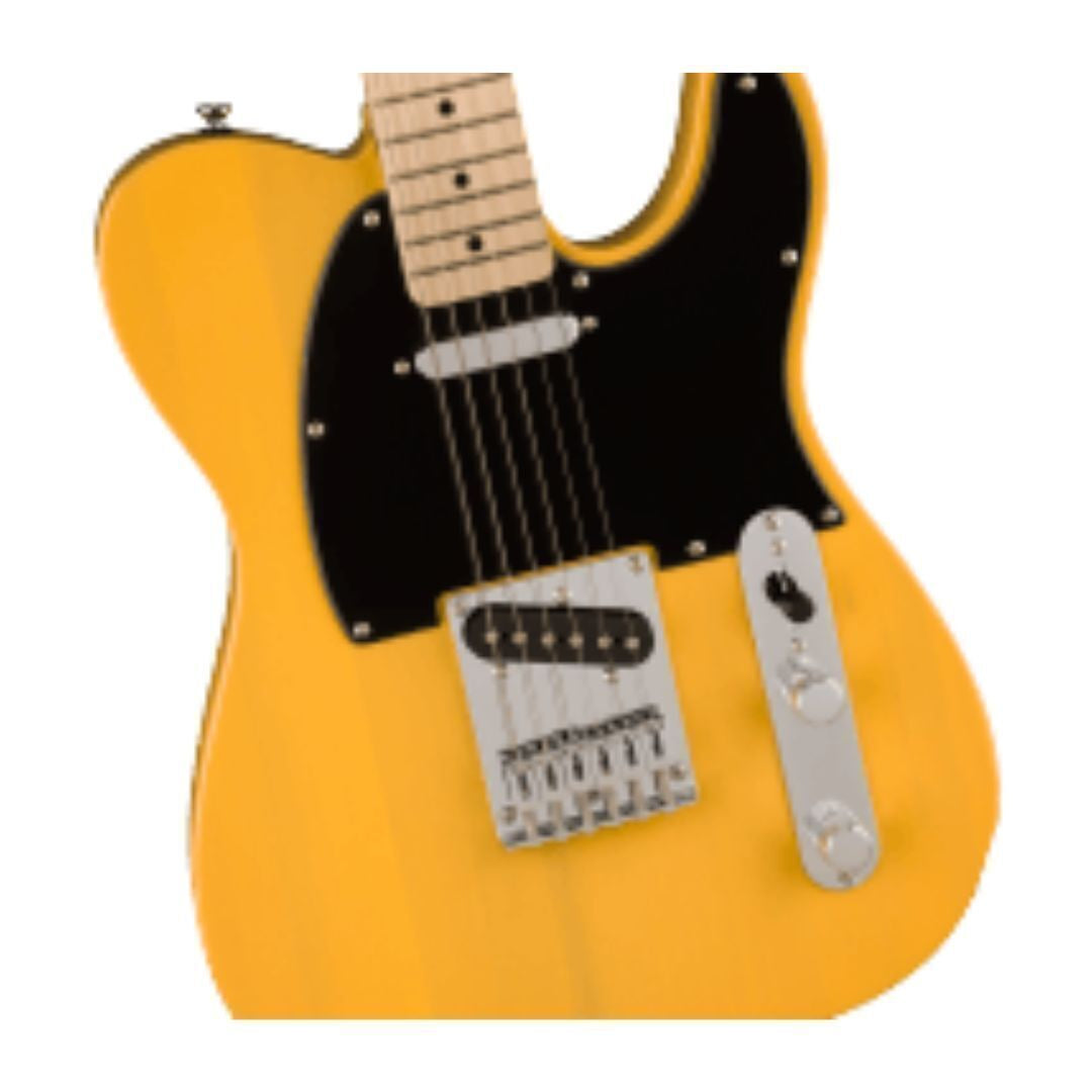 Squier Sonic Telecaster 6 String Electric Guitar Butterscotch Blonde