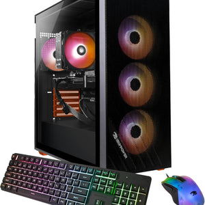 Y60 Black Gaming PC Computer Desktop Y60BA9N47TS03 (AMD Ryzen 9 7900X CPU, NVIDIA Geforce RTX 4070 Ti Super 16GB GPU, 32GB DDR5 RGB 5200Mhz RAM, 2TB Nvme, Wifi Ready, Windows 11 Home)