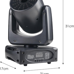 Moving Head Light, 150W RGBW 4In1 LED DJ Stage Lights, Sound Activated for Wedding DJ Party and Live House