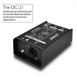 Pyle PDC21 Direct Injection Audio Box Passive DI